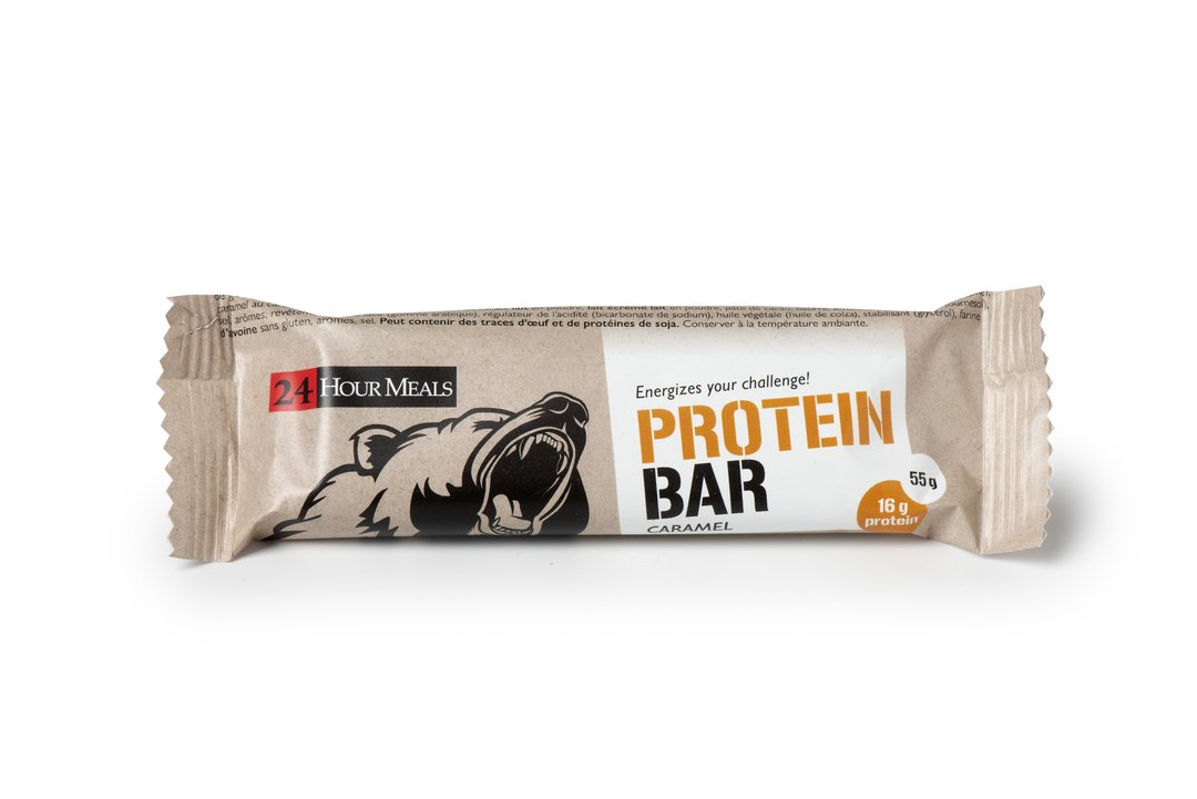 Protein bar caramel